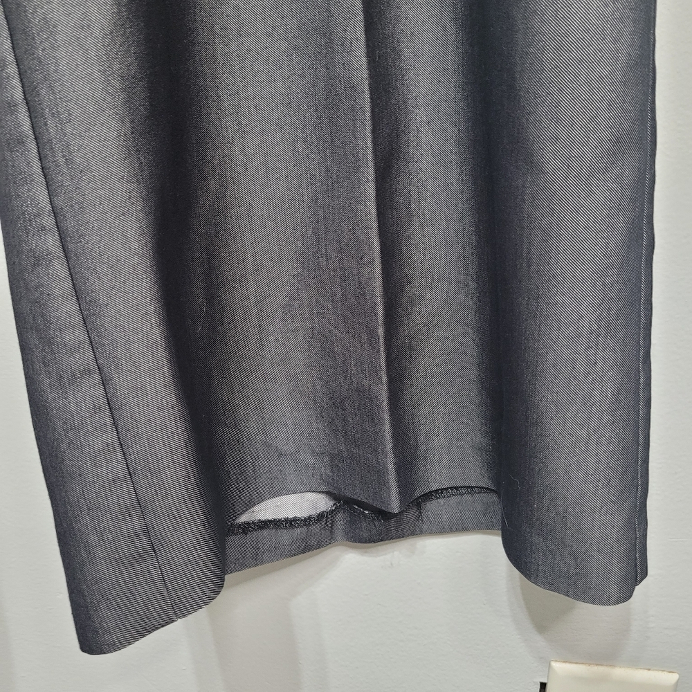 Ashley Stewart Grey Wide Leg Dress Pants Women's Size 24 Flawed Workwear Office - Picture 7 of 16